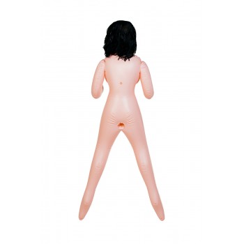 Кукла надувная Kaylee реалистичная, с полноценной головой, надувной грудью, мягкими анусом и вагиной