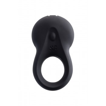 Эрекционное кольцо Signet Ring, черный USB APP С Бесконтактной Зарядкой