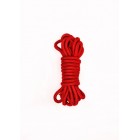 Веревка для бондажа Do Not Disturb Red 5 метров хлопок