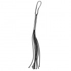  Плеть из латекса черная с шариками на хвостах,  длина хвостов 35-40см