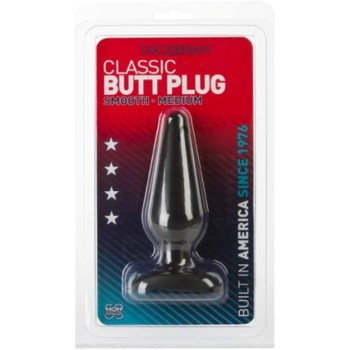 Classic Medium Butt Plug Black