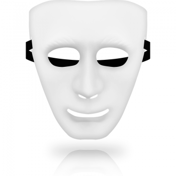 bdsm маска OHMAMA MASKS WHITE MASK ONE SIZE - DL, Испания