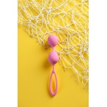 Вагинальные шарики Rai, силикон, розовые, 17 см