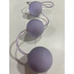Вагинальные шарики First Time тройные пурпур