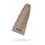 Мешочек XOXO, текстиль, коричневый, 34*14,5 см