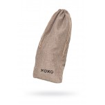Мешочек XOXO, текстиль, коричневый, 39*23,5 см