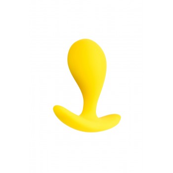  Анальная втулка Blob, силикон, желтая, 5,5 см, Ø 2,1 см