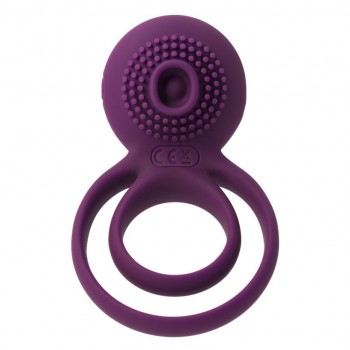 Tammy фиолетовое эрекционное виброкольцо с подхватом мошонки USB SVAKOM
