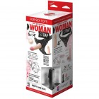  Страпон с поясом «Woman Strap», с вагинальной пробкой, цвет телесный, материал неоскин, Биоклон LoveToy 