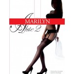 Чулки женские модель Akte 15 den  Marilyn чёрные (1/2 / Nero)