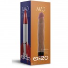 Реалистичный мультискоростной вибратор без мошонки «Mad Rocket» от компании Egzo, цвет телесный, VNS001 23 см