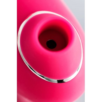 Вакуум-волновой бесконтактный стимулятор клитора, силикон, розовый, 10 см
