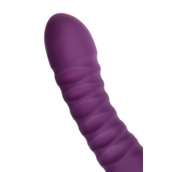 Вибратор LUPIN, силикон, фиолетовый, 22 см