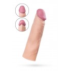Насадка на пенис SoftSkin, телесный, 16,5 см