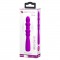 Гибкий вибростимулятор-жезл с ярким рельефом Monroe purple USB, DL 