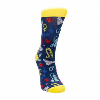 Весёлые носки Kinky Minxy Socks - EU Size 42-46 - SHOTS, NL