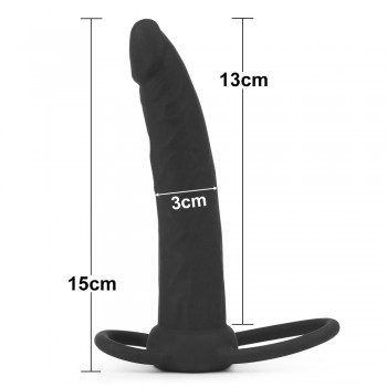 Насадка на пенис для двойного проникновения DOUBLE PROBER 14 см