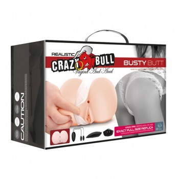 Вагина с вибрацией Crazy Bull Butt