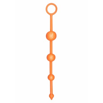 Оранжевая анальная цепочка