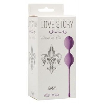 Вагинальные шарики Love Story Fleur-de-lisa Violet Fantasy 